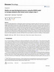 Research paper thumbnail of Mobile care app development process: using the ADDIE model to manage symptoms after breast cancer surgery (step 1)