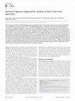 Research paper thumbnail of Bacterial Vaginosis Diagnosed by Analysis of First-Void-Urine Specimens