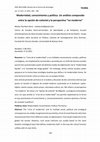 Research paper thumbnail of Modernidad conocimiento y politica Un analisis comparado