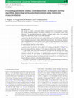 Research paper thumbnail of Processing automatic seismic event detections: an iterative sorting algorithm improving earthquake hypocentres using interevent cross-correlation