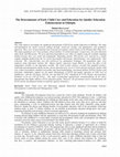 Research paper thumbnail of The Determinants of Early Child Care and Education for Quality Education Enhancement in Ethiopia