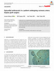 Research paper thumbnail of Epicardial anthracosis in a patient undergoing coronary artery bypass graft surgery