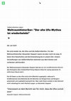 Research paper thumbnail of Weltraumhistoriker Geppert: "Der alte Ufo-Mythos ist wiederbelebt"