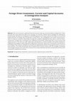 Research paper thumbnail of Foreign direct investment, current and capital accounts: a cointegration analysis