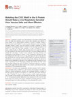 Research paper thumbnail of Mutating the CX3C Motif in the G Protein Should Make a Live Respiratory Syncytial Virus Vaccine Safer and More Effective