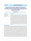 Research paper thumbnail of Does Brand Personality Affect the Branding and Promotion of Tourism Destinations? Evidences from Ajanta Caves, India