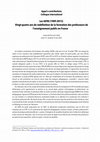 Research paper thumbnail of Appel à communications colloque Histoire des IUFM (1989-2013)