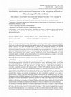 Research paper thumbnail of Profitability and Institutional Constraints to the Adoption of Fertilizer Microdosing in Northwest Benin