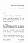 Research paper thumbnail of A discourse-based approach to human-computer communication