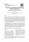 Research paper thumbnail of The Use of an Idea Bank in Developing Business Operations