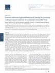 Research paper thumbnail of Internet-Delivered Cognitive-Behavioral Therapy for Insomnia in Breast Cancer Survivors: A Randomized Controlled Trial