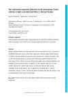 Research paper thumbnail of The contraction–expansion behaviour in the demosponge Tethya wilhelma is light controlled and follows a diurnal rhythm