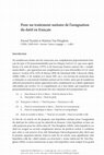 Research paper thumbnail of Towards a unified account of dative assignment in French