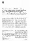 Research paper thumbnail of Genetic Correlation of Inhibitory Gating of Hippocampal Auditory Evoked Response and α-Bungarotoxin-Binding Nicotinic Cholinergic Receptors in Inbred Mouse Strains