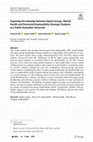 Research paper thumbnail of Exploring the Interplay Between Equity Groups, Mental Health and Perceived Employability Amongst Students at a Public Australian University