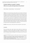 Research paper thumbnail of Working Conditions in Argentina’s Academia: Different career paths and fragmentation of the profession