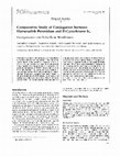 Research paper thumbnail of Comparative study of conjugation between horseradish peroxidase and D-cytochrome b5. Incorporation into subcellular membranes