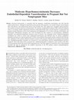 Research paper thumbnail of Moderate Hyperhomocysteinemia Decreases Endothelial-Dependent Vasorelaxation in Pregnant But Not Nonpregnant Mice