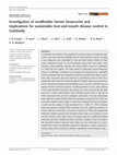 Research paper thumbnail of Investigation of smallholder farmer biosecurity and implications for sustainable foot-and-mouth disease control in Cambodia