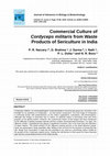 Research paper thumbnail of Commercial Culture of Cordyceps militaris from Waste Products of Sericulture in India