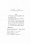 Research paper thumbnail of The Fragility of Social Capital