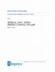 Research paper thumbnail of Afro-Iberia (1850-1975): Enfoques teóricos y huellas africanas y magrebíes en la península ibérica.