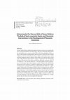 Research paper thumbnail of Enhancing the Pre-literacy Skills of Roma Children: The Role of Socio-economic Status and Classroom Interventions in the Development of Phonemic Awareness