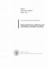 Research paper thumbnail of Bank Performance, Efficiency and Ownership in Transitition Countries