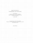 Research paper thumbnail of Applied Introduction to Cryptography and Cybersecurity