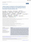 Research paper thumbnail of 1.	Ataluren improves myelopoiesis and neutrophil chemotaxis by restoring ribosome biogenesis and reducing p53 levels in Shwachman-Diamond syndrome cells