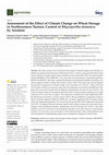 Research paper thumbnail of Assessment of the Effect of Climate Change on Wheat Storage in Northwestern Tunisia: Control of Rhyzopertha dominica by Aeration