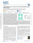 Research paper thumbnail of Capture Mechanism of La and Cu Ions in Mixed Solutions by Clay and Organoclay