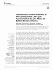 Research paper thumbnail of Quantification of Non-linearities in the Consequential Life Cycle Assessment of the Use Phase of Battery Electric Vehicles