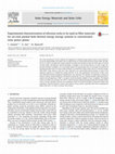 Research paper thumbnail of Experimental characterization of siliceous rocks to be used as filler materials for air-rock packed beds thermal energy storage systems in concentrated solar power plants