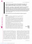 Research paper thumbnail of Lack of in-home piped water and reported consumption of sugar-sweetened beverages among adults in rural Alaska