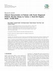 Research paper thumbnail of Clinical Characteristics of Patients with Newly Diagnosed Diabetic Macular Edema in Turkey: A Real-Life Registry Study—TURK-DEM