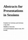 Research paper thumbnail of Abstracts for Presentations in Sessions.pdf