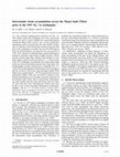 Research paper thumbnail of Interseismic strain accumulation across the Manyi fault (Tibet) prior to the 1997 Mw 7.6 earthquake