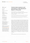 Research paper thumbnail of Antimicrobial resistance and genotyping of Mycobacterium leprae in Venezuela