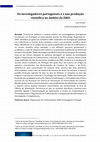 Research paper thumbnail of Os investigadores portugueses e a sua produção científica no âmbito da ISKO