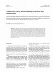 Research paper thumbnail of Antibacterial activity of lactose-binding lectins from Bufo arenarum skin