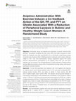 Research paper thumbnail of Acipimox Administration With Exercise Induces a Co-feedback Action of the GH, PP, and PYY on Ghrelin Associated With a Reduction of Peripheral Lipolysis in Bulimic and Healthy-Weight Czech Women: A Randomized Study