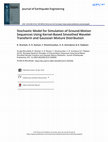 Research paper thumbnail of Stochastic Model for Simulation of Ground-Motion Sequences Using Kernel-Based Smoothed Wavelet Transform and Gaussian Mixture Distribution