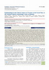 Research paper thumbnail of Epidemiological and Clinical Aspects of Trauma to the Facial Mass at the National Odonto-Stomatology Center in Bamako