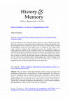 Research paper thumbnail of History and Memory, 36, 1 (2024) - Newsletter