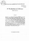 Research paper thumbnail of B * production in Z decays