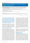 Research paper thumbnail of Ongoing outbreak of hepatitis A in Italy: preliminary report as of 31 May 2013