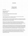 Research paper thumbnail of Letter Sent to US Congresswoman Nancy Pelosi Dated 23 April, 2024