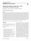 Research paper thumbnail of Differing effects of inorganic and organic arsenic on uptake and distribution of multi-elements in Rice grain