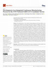 Research paper thumbnail of Development of an Integrated Continuous Manufacturing Process for the rVSV-Vectored SARS-CoV-2 Candidate Vaccine